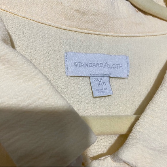 MENS XL YELLOW FESTIVAL SHORT SLEEVE SHIRT - Picture 2 of 2